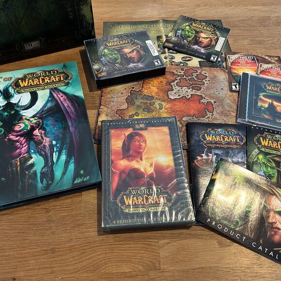 WORLD OF WARCRAFT Burning Crusade Collector's Edition PC Game 2007 Excellent - Picture 5 of 13